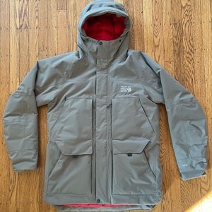Mountain Hardwear Weather Down Parka Jacket Medium Sage Green